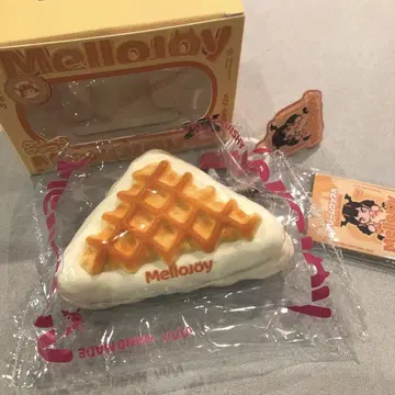 크림 와플 Mellojoy 스퀴즈 삼각형 와플