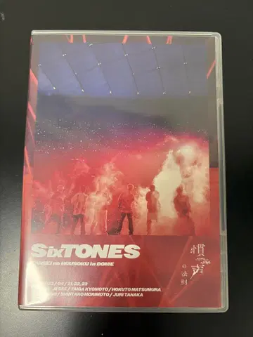 SixTONES 관성의 법칙 초회반 일반ver 세트 Blu-ray
