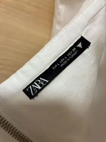 ZARA 자라 튜브탑 뷔스티에 L