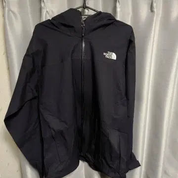 THE NORTH FACE 블랙 후드 부착 자켓 M