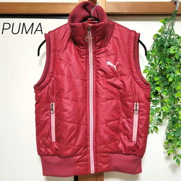 PUMA 푸마 다운 베스트 베스트 빨간색 레드