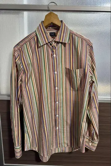 PaulSmith 멀티 스트라이프 긴팔 셔츠 M