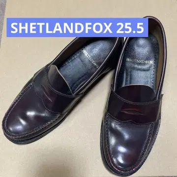SHETLANDFOX 셰틀랜드 폭스 레드 브라운 로퍼 25.5