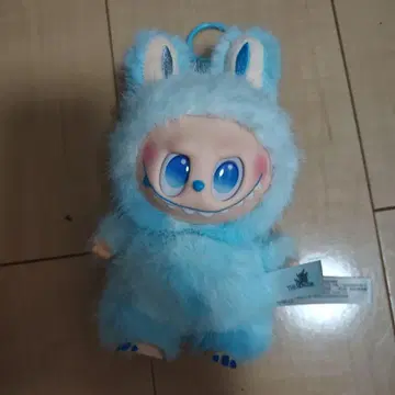 스카이블루 토끼 코스튬 봉제 인형