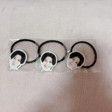 오카미야 라이무 얼굴 머리끈 3개 세트 미개봉
