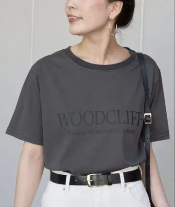 새상품급 B.C STOCK 피그먼트 로고 TEE 3 블랙