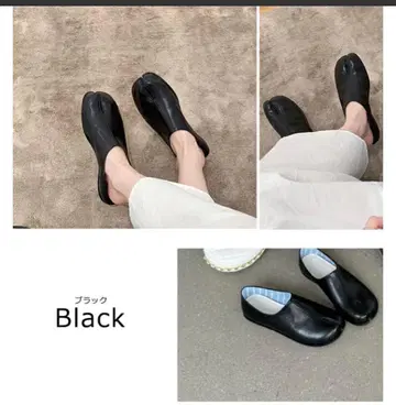 플랫 타비 펌프스 슬립온