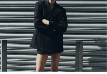 ZARA 더블 브레스트 사양 오버 사이즈 블레이저