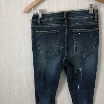 AZULbyMOUSSY 데님 팬츠 청바지 스키니 페인트