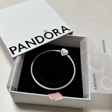 PANDORA 팔찌 하트 실버 17cm