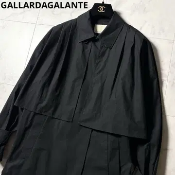 GALLARDAGALANTE 오버 트렌치코트 블랙