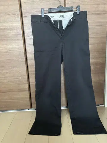 874 블랙 팬츠 Dickies