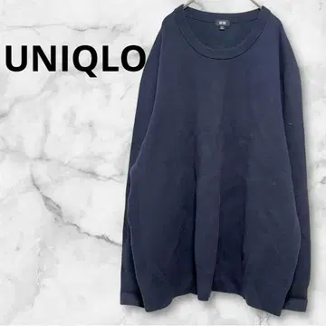 UNIQLO 크루넥 트레이닝복 네이비 니트 3XL