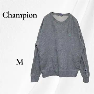 Champion 챔피온 그레이 맨투맨 백프린트 남성용 M
