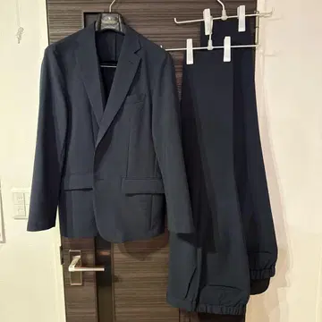 [ 새상품급 ] GU 워셔블 테일러드 자켓 테이퍼드 트라우저 x 2