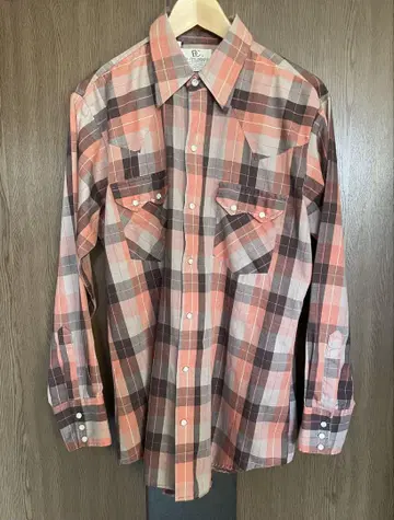 DEE CEE made in USA 웨스턴 셔츠 체크 M 사이즈