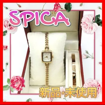 [ 재고 처분 ] SPICA 스피카 여성용 손목시계 체인 골드