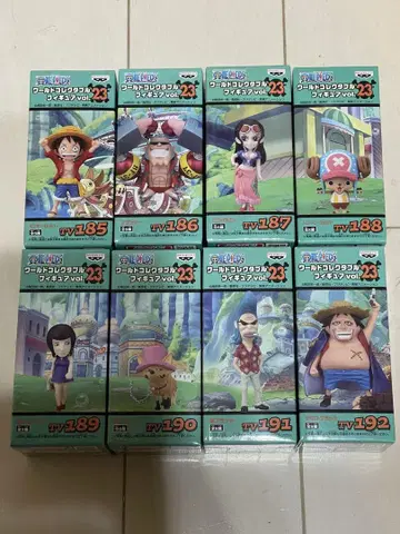 원피스 월드 컬렉터블 피규어(월드 컬렉션) vol.23 전 8종 세트