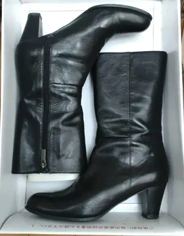 새상품급 REGAL 천연 가죽 부츠 23cm