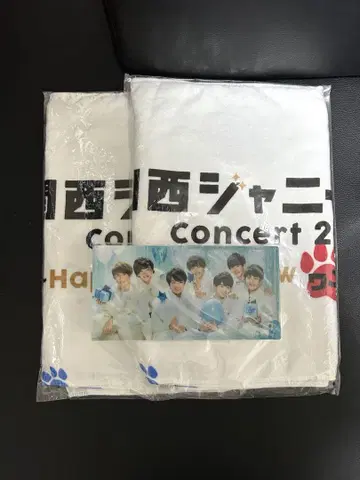 간사이 쟈니즈 Jr. 타월 2개와 티켓 홀더