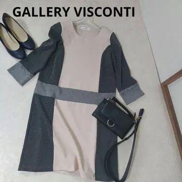 새상품급 GALLERY VISCONTI 원피스 레이스 튜닉 일본제