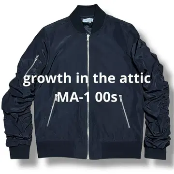 growth in the attic 셔링 소매 MA-1 00s Y2K