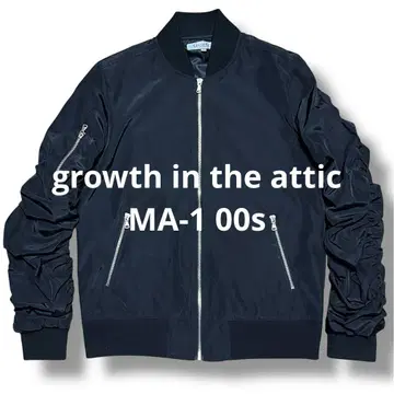 growth in the attic 셔링 소매 MA-1 00s Y2K