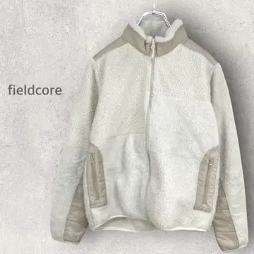 [ FieldCor ] 보아 플리스 후드티 M 스탠드 넥 풀 집업