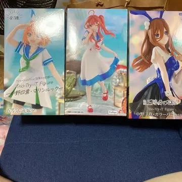 5등분의 신부 피규어 3개 세트