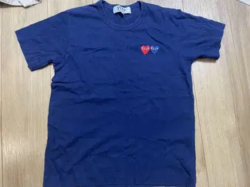 COMME DES GARONS PLAY 티셔츠 L 사이즈 네이비