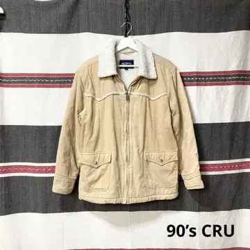 90s00s CRU 코듀로이 보아 안감 재킷 올드 서프 Y2K