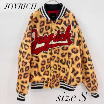 [ JOYRICH ] 레오파드 바시티 자켓 MA-1 레오파드 무늬 S