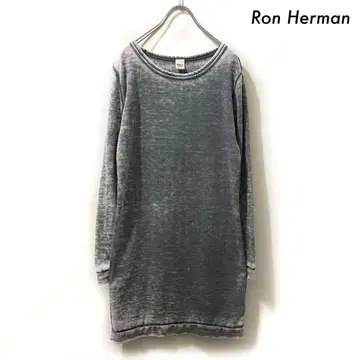 론 헤르만 Ron Herman 긴팔 티셔츠 원피스 속기모 그레이