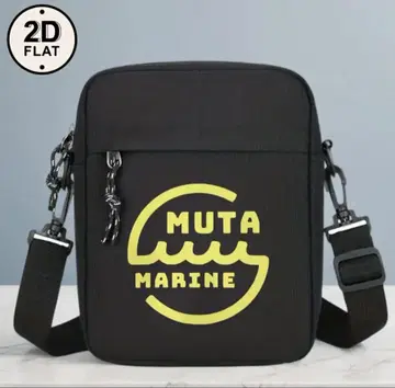 muta 그래픽 숄더백 바디백 블랙 A