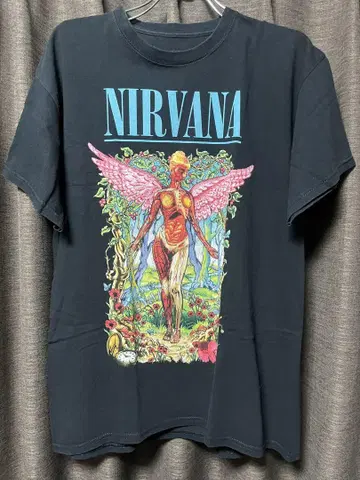 NIRVANA 밴딩 티셔츠