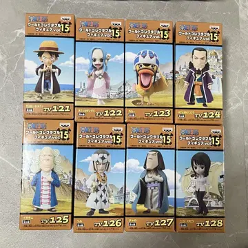 월드 컬렉터블 피규어 ONE PIECE vol.15 전 8종 세트