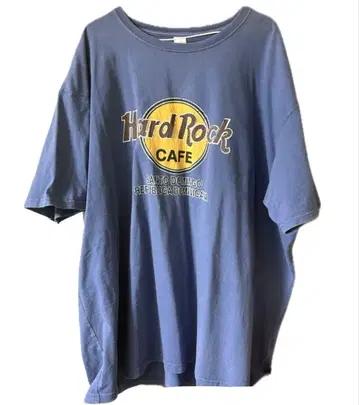 1점 입고 Hard Rock cafe 티셔츠 2XL 블루 빅 사이즈