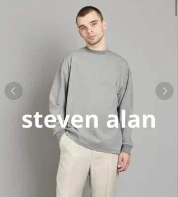 스티븐 앨런 BORDER LONG SLEEVE 티셔츠