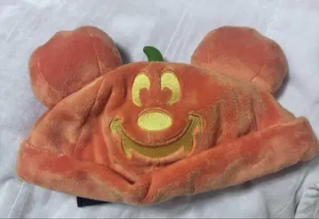 미키 호박 캡 머리띠 디즈니