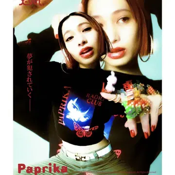 X-girl x PAPRIKA / BAD DREAM L/S TEE 셔츠