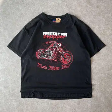 00s AMERICAN CHOPPER 바이크 티셔츠 빈티지 구제 의류