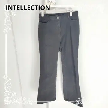 a1183 INTELLECTION 그레이 플레어 팬츠 40 귀여운