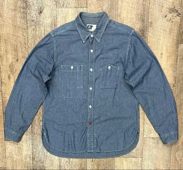 Engineered Garments 구형 택 샴브레이 셔츠 USA 제조