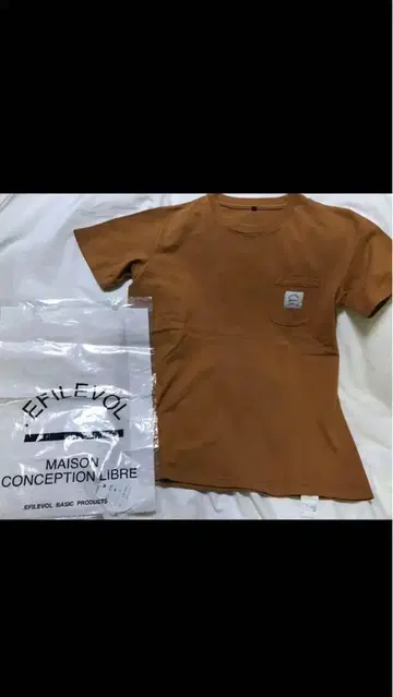 에피레볼 EFILEVOL 포켓 반팔 셔츠 원통 사이즈 2