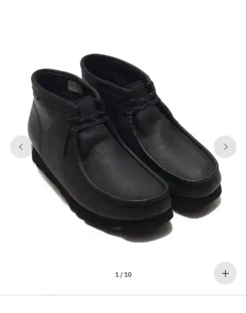 Clarks WALLABEE BT GTX 블랙 가죽