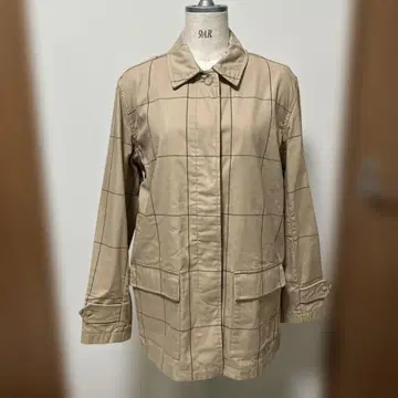 랄프 로렌 골프 코튼 자켓 베이지 체크