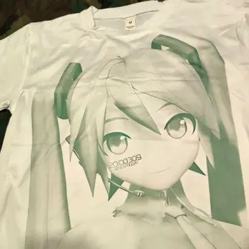 00s 하츠네 미쿠 y2k 그런지 티셔츠 M 사이즈