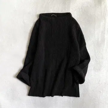 [ 정가 3만 5천엔 ] 두지엠 클라세 보틀넥 아제 풀오버 캐시미어 혼방