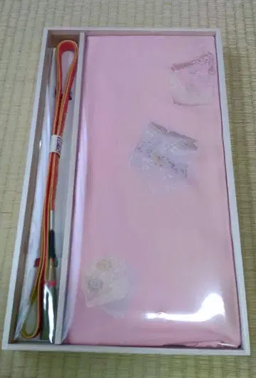 순수 실크 오비 장식 천 허리띠 2세트