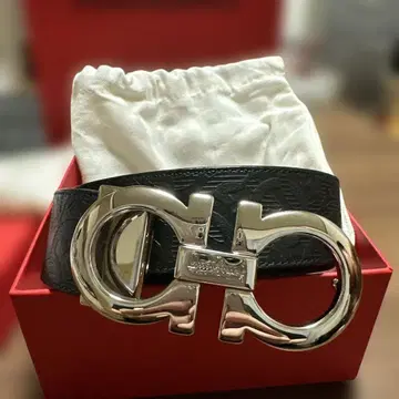 페라가모 벨트 남성용 블랙 블랙